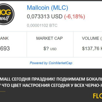 Mallcoin (MLC) залистили на CoinMarketCap
